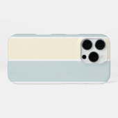 ソフトなカラーの縦ストライプ柄デザイン iPhoneケース (裏面横)