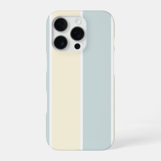 ソフトなカラーの縦ストライプ柄デザイン iPhoneケース (裏面)