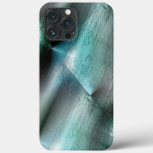 ソフトなシアンのグレーのロッキーなテクスチャとデジタル詳細 Case-Mate iPhoneケース (裏面)