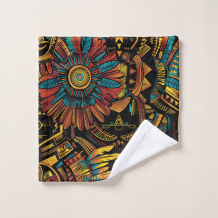 ソフトなシアンアステカの「夢」のプラッシュ洗い布 ウォッシュタオル