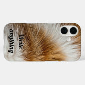 ソフトなジンジャー タビー猫の毛の質感 iPhone ケース Case-Mate iPhoneケース (裏面 (横))