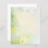 ソフトなデイジーのスクラップブックの背景 (正面/裏面)