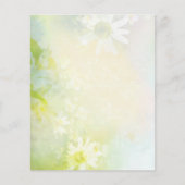 ソフトなデイジーのスクラップブックの背景 (正面)