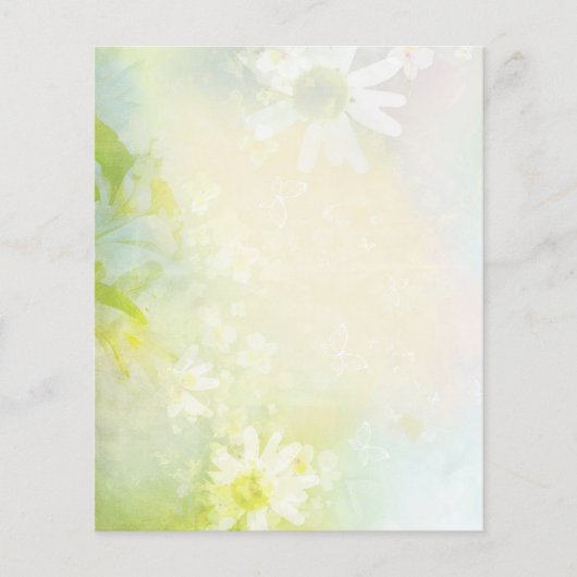 ソフトなデイジーのスクラップブックの背景 (正面)