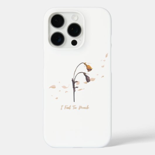 ソフトなハートは深く感じる _ スマホケース Case-Mate iPhoneケース (裏面)