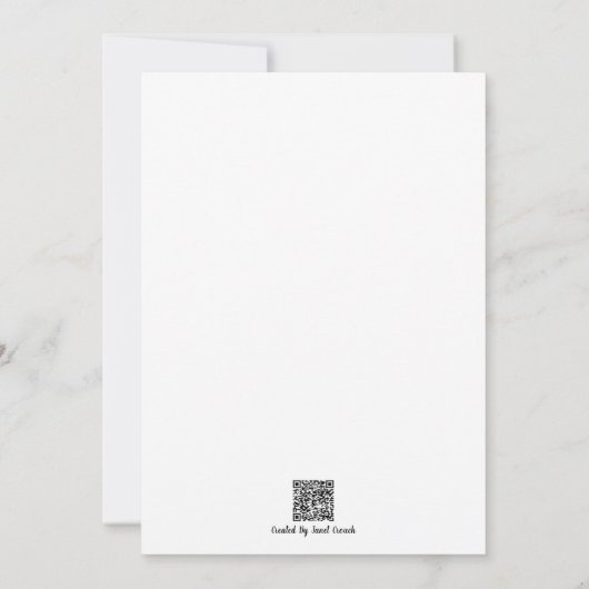 ソフトなバラの背景の招待状 招待状 (裏面)