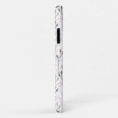 ソフトなパステルカラーの繊細な花柄iPhoneケース Case-Mate iPhoneケース (裏面/右)