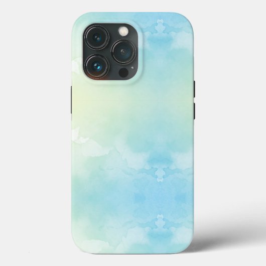ソフトなパステル水彩画が描かれたスマホケース Case-Mate iPhoneケース (裏面)