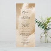 ソフトなパンパスグラスの写真 招待状 (スタンド正面)