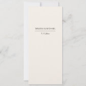 ソフトなパンパスグラスの写真 招待状 (裏面)