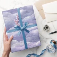 ソフトなラベンダーのライラッククラウドミスト抽象パターン
