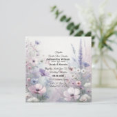 ソフトなワイルドフラワーの牧場の夢 招待状 (スタンド正面)