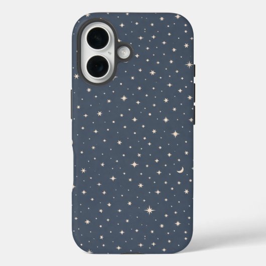 ソフトな星のパターンが可愛い Case-Mate iPhoneケース (裏面)