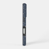 ソフトな星のパターンが可愛い iPhone 16ケース (右側面)