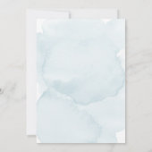 ソフトな水彩の延期カード 日程変更のお知らせ 招待状 (裏面)