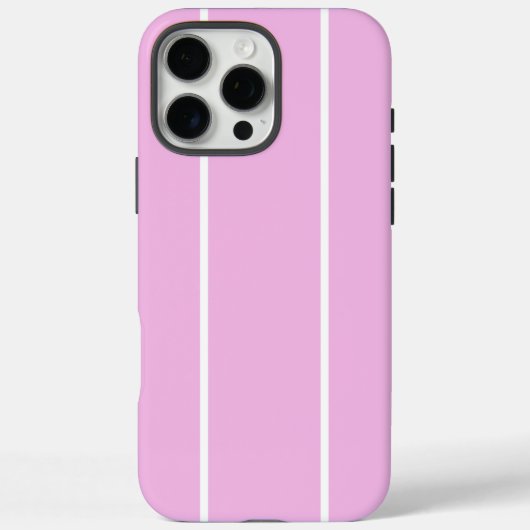 ソフトな色の縦ストライプパターン デザイン Case-Mate iPhoneケース (裏面)