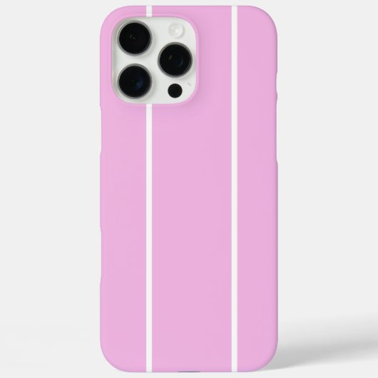 ソフトな色の縦ストライプ柄のパターン Case-Mate iPhoneケース (裏面)