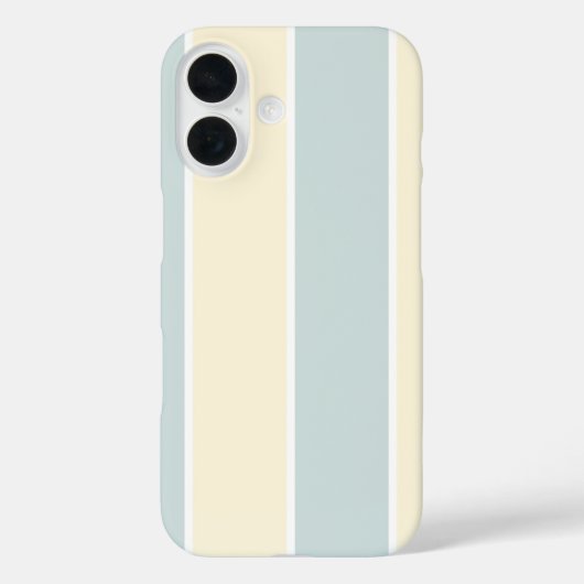 ソフトな色の縦ストライプ柄デザイン Case-Mate iPhoneケース (裏面)