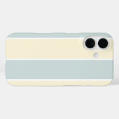 ソフトな色の縦ストライプ柄デザイン Case-Mate iPhoneケース (裏面 (横))