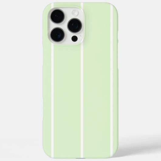 ソフトな色の縦ストライプ柄デザイン Case-Mate iPhoneケース (裏面)