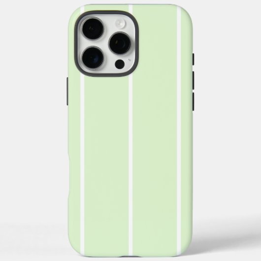 ソフトな色の縦ストライプ柄デザイン Case-Mate iPhoneケース (裏面)