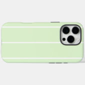 ソフトな色の縦ストライプ柄デザイン Case-Mate iPhoneケース (裏面 (横))