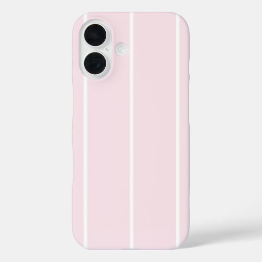 ソフトな色の縦ストライプ柄デザイン Case-Mate iPhoneケース (裏面)