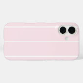 ソフトな色の縦ストライプ柄デザイン Case-Mate iPhoneケース (裏面 (横))