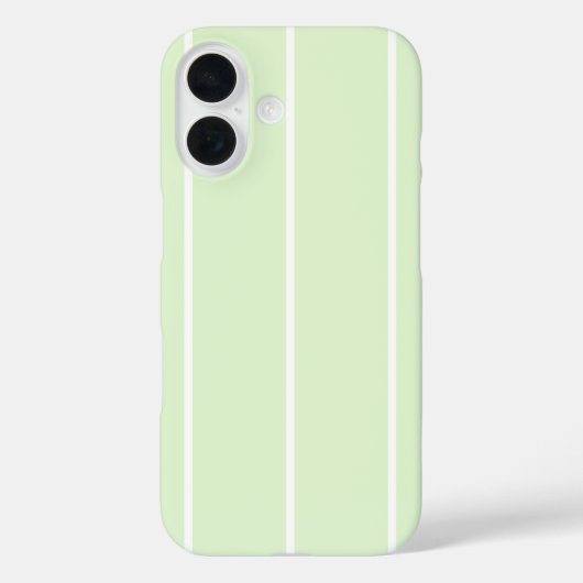 ソフトな色の縦ストライプ柄デザイン Case-Mate iPhoneケース (裏面)