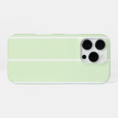 ソフトな色の縦ストライプ柄デザイン iPhoneケース (裏面横)