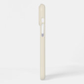 ソフトな色の縦ストライプ柄デザイン iPhoneケース (左側面)