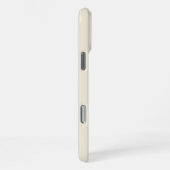 ソフトな色の縦ストライプ柄デザイン iPhoneケース (右側面)