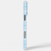 ソフトな色の縦ストライプ模様のポイントデザインパターン Case-Mate iPhoneケース (裏面 / 右)