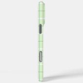 ソフトな色の縦ストライプ模様のポイントデザインパターン Case-Mate iPhoneケース (裏面 / 右)