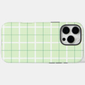 ソフトな色の縦ストライプ模様のポイントデザインパターン Case-Mate iPhoneケース (裏面 (横))