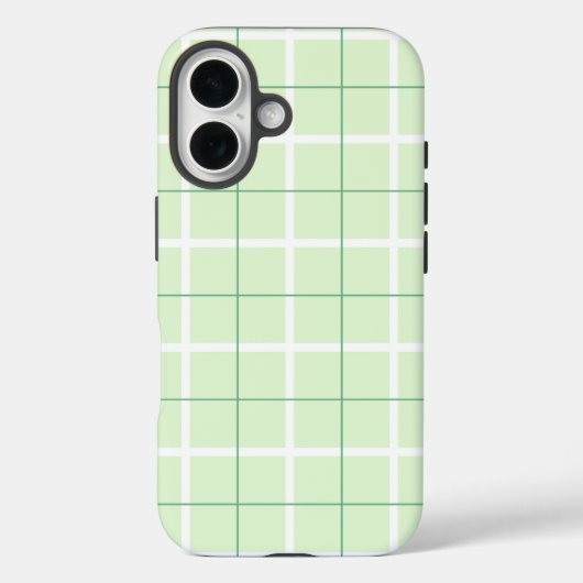 ソフトな色の縦ストライプ模様のポイントデザインパターン Case-Mate iPhoneケース (裏面)