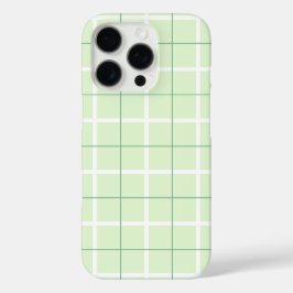ソフトな色の縦ストライプ模様のポイントデザインパターン iPhone 16 PROケース