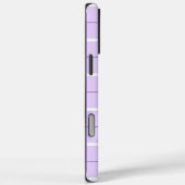 ソフトな色の縦ストライプ模様のポイントデザイン Case-Mate iPhoneケース (裏面 / 右)