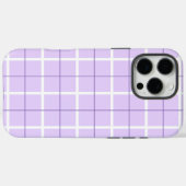 ソフトな色の縦ストライプ模様のポイントデザイン Case-Mate iPhoneケース (裏面 (横))