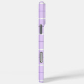 ソフトな色の縦ストライプ模様のポイントデザイン Case-Mate iPhoneケース (裏面 / 右)