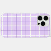 ソフトな色の縦ストライプ模様のポイントデザイン Case-Mate iPhoneケース (裏面 (横))