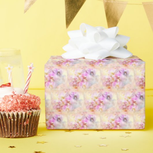 ソフトな色合いの胡蝶蘭のラッピングペーパー どんなシーンにも ラッピングペーパー (誕生日パーティー)