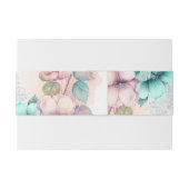 ソフトな花の香り 招待状ベリーバンド (裏面例)