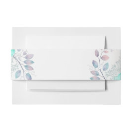 ソフトな花の香り 招待状ベリーバンド