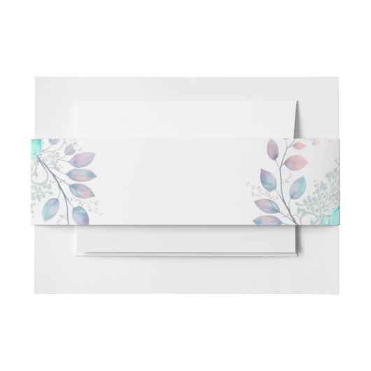 ソフトな花の香り 招待状ベリーバンド (正面例)