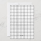 ソフトな花柄のパンプキン感謝祭の食事への招待 シーズンカード (裏面)