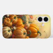 ソフトな花模様のパンプキン Case-Mate iPhoneケース (裏面 (横))