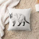 ソフトな角 落ち着く猫の枕 クッション (ブランケット)
