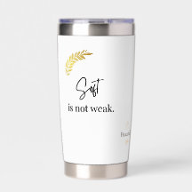 ソフトは弱くない」ミニマルな落ち着いた引用文シール