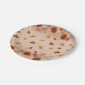 ソフトぼほ秋の文様 ペーパープレート (アングル)